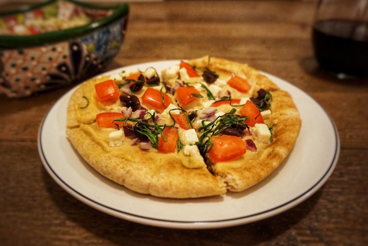 Baked Pita Pizza | SaritaSmiles